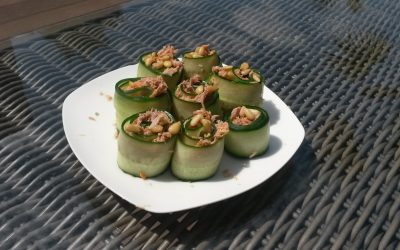 Recept: Supersnelle Komkommersushi